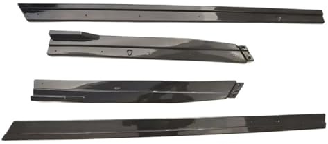 Seitenschweller Rocker Extension Für Golf 7 7.5 MK7 7.5 R Für GTI R Line 2013-2019 Seitenschweller Universal-Verlängerungssatz Splitter Schürze Splitter Schwarz Glänzend Lippe spoiler