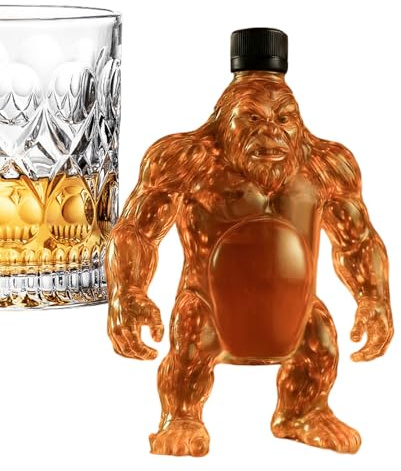 Mbiyhgta Caraffa per Whisky | 35 cl Supporto in vetro intagliato a mano, caraffa per Whisky da uomo, regalo per papà di compleanno, pensionamento, Natale, uso domestico per vino e vino