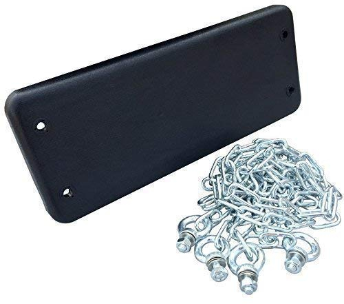 LoggyLand Sedile Altalena in Gomma con Catena - Diverse Kettenlängen a Scelta - 2,5m