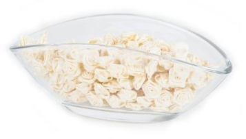 200 Rosen - 15mm - Deko Rosen Röschen - Satinrosen | Beige