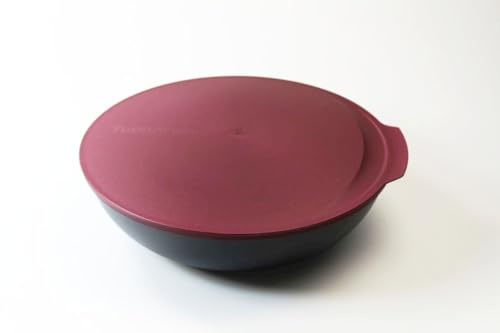 Tupperware Allegra 3,5 L rot merlot Schüssel Schale Servierschale