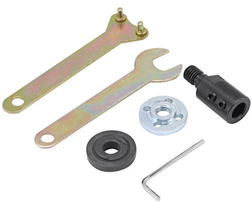 M10 Dorn Adapter Motorwellenkupplung Verbindungsstange, 5mm / 8mm / 10mm / 12mm Motor Wellenkupplung Hülse für Winkelschleifer (M10-10mm)
