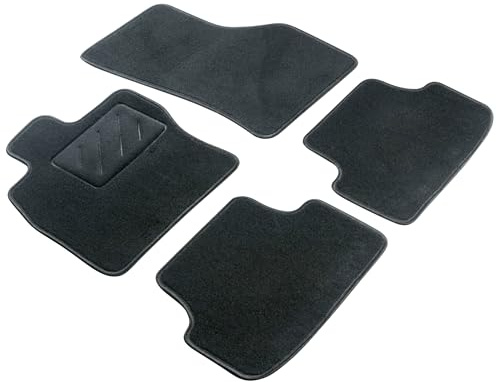 WALSER Comfort Auto Teppiche für Renault Megane II 2001-2009, ohne Staufächer, 100% passgenaue Auto Fußmatten Made in Europe, Fußmatte Auto, Autoteppich Auto, Fussmatten Auto