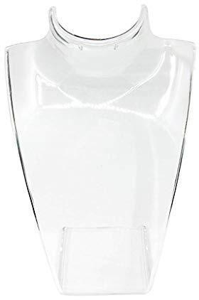 Techting Acrylic Jewelry Necklace Pendant Earrings Plastic Mannequin Bust Display Stand Organizer Holder