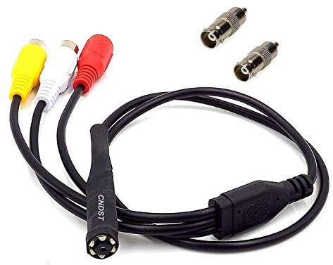 CNDST Cctv Hd Mini Spy Pinhole Telecamera di sicurezza 90 gradi 1000tvl 6PCS Infrarossi IR LED Night Vision Serpente di tubi Nascosto Mini Cctv Telecamera di sorveglianza Mini Telecamera Aanalog