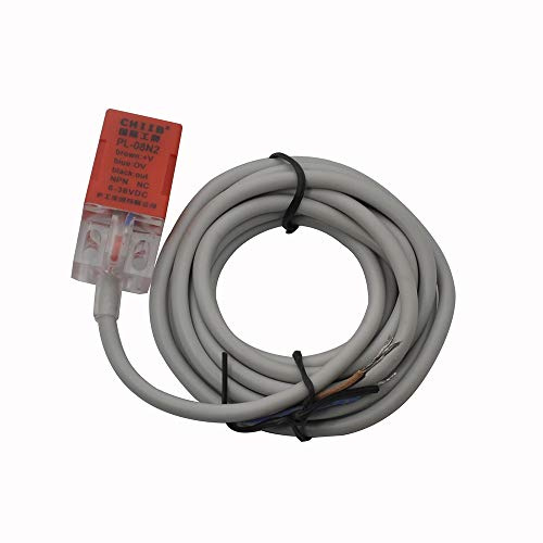 3D Drucker DIY Induktive Sonde PL-08N2 Induktiver Näherungssensor Schalter Detektor PL-08N Bett Nivelliersonde NPN NC DC 6-36V 300mA kompatibel mit VORON 3D Drucker