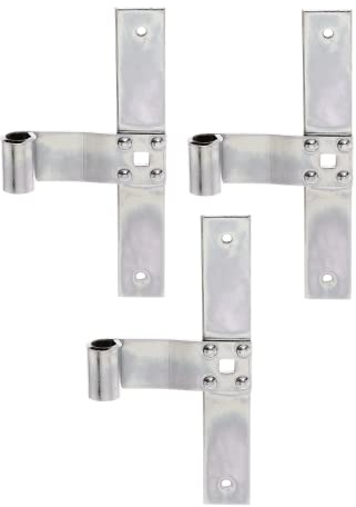 Alberts 313586 Fensterladen-Mittelband | gerade, Abschluss gerade | galvanisch verzinkt, dickschichtpassiviert | Rolle Ø13 mm | Größe 200 x 30 mm | 3er Set