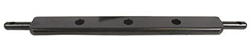 SKANA - Barra con fori per micro trattori di marca giapponese - Barra di traino per trattore tosaerba - 580 mm x 22 mm - Spaziatura fori 120 mm
