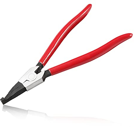LEONTOOL 8-Inch Circlip Pliers - Special Reverse Angle Tip Ring Opening Spreader Pliers for Transmission Transfer Cases