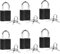 Lamondre Candado con 3 Llaves, Candados misma llave, Pequeño Candados para bolsas de viaje, gabinetes, taquillas, Equipaje y Maletas de Viaje - 25 mm