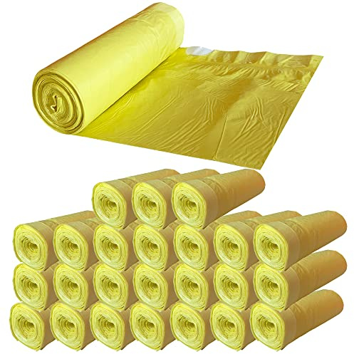 WELL HOME MOBILIARIO & DECORACIÓN 500 Bolsas de Basura con autocierre 30L Capacidad Cada una, Especiales Cubos Altos
