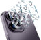 imluckies 3 Pack [2025 New Upgraded Design] Camera Lens Protector for iPhone 14 Pro / 14 Pro Max & iPhone 16 Pro / 16 Pro Max, 9H Tempered Glass Film with Anti-Flash Ring, HD Clear, Scratch-Resistant