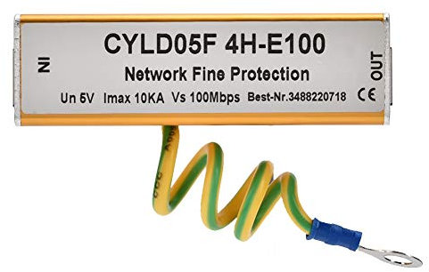 Protezione Contro le Sovratensioni e i Fulmini, RJ45 Rj11 Adattatore Ethernet Network Rj11 Limiting Thunder Lighting Arrester Protection 5V Surge Protector
