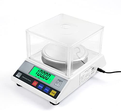 OUSIKA 0.01g Balance électronique de précision LCD rétro-éclairé 2kg Balance de cuisine numérique Fonction de tare Balance de laboratoire Compter les balances de poids for les bijoux en or Balance (C