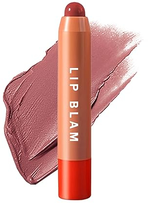 Baume à Lèvres Teinté Hydratant, Crayon à lèvres nourrissant les rides et ridules des lèvres, Rouge à Lèvres Glossy Longue Tenue Waterproof, Soins des lèvres pour les Lèvres Sèches et Craquelées