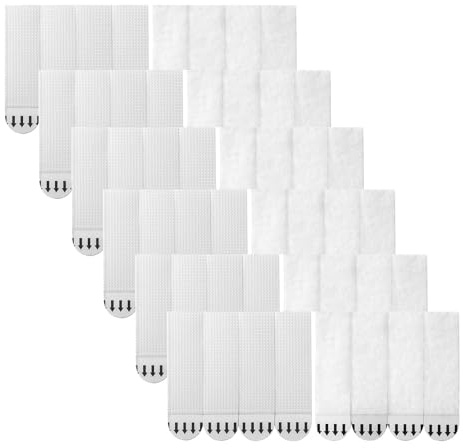 Dyzoxa 48Pcs Command Strips Heavy Duty Wall Stickers for Picture Hanging for Wall Hanging Picture Without Nail Picture Hanging Strip Damage Free Adhesive Poster Refill Mounting Strips