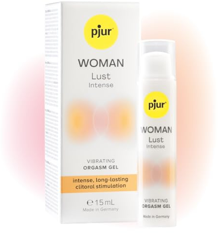 pjur WOMAN Lust Intense (15ml) - Wasserbasiertes Orgasmusgel für Frauen - Prickelnde, intensive Klitoris Stimulation, stimulierend bis zu 15 Minuten