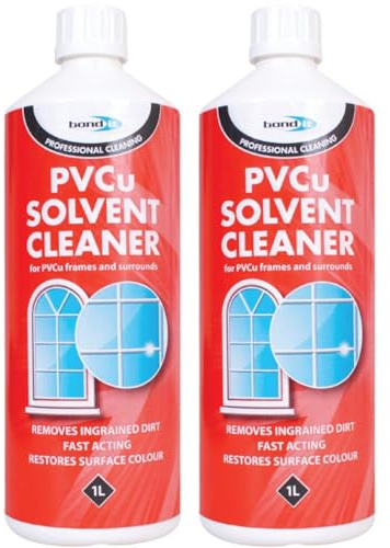 2x Bondit PVCU Solvent-Based Cleaner for uPVC frame 1L