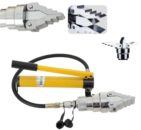 Hydraulischer Flanschspreizer 12T, Separator für schwere Maschinen | Hydr. Flanschspreizer 12T, Pumpe+1m Schlauch, für Industrie/Wartung.