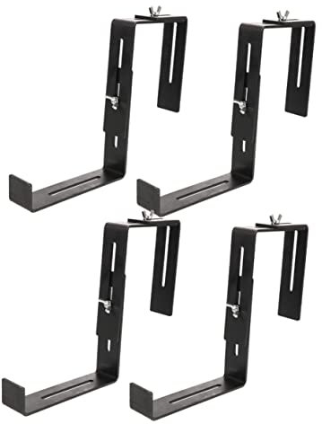 Mipcase 4pièces Support De Pot De Fleurs Étagère De Jardin Suspendue pour Pot De Fleurs Accessoire De Décoration Extérieure Et Intérieure pour Balcon Cuisine Et Jardin