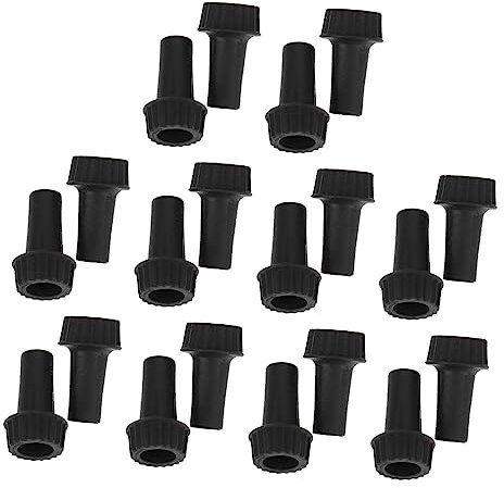 Artibetter 20pcs Black Bakelite Ul Certified Lamp Turn Knobs On/Off Replacement Electrical Socket Knobs for Lighting Fixtures