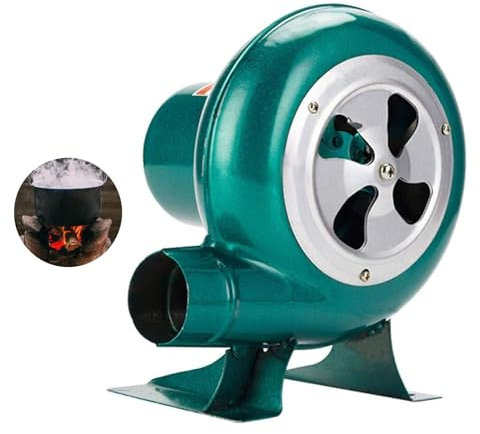 Soplador De Barbacoa - Soplador De Aire Eléctrico Centrífugo, Turbina Soplador De Castillos Hinchables, Parrilla del Encendedor del Carbón De La Fan, Excitador De Llama De Arranque De Fuego(60W)