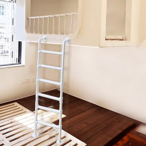 Scala di Emergenza per finestre ad Alta Resistenza, Scale di Arrampicata per soffitta da Pavimento da 4 Piedi, 5 Piedi, 6 Piedi, 7 Piedi e 8 Piedi, Scala per Letto a Castello in Fe