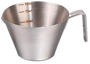 Gravy Boat Sauce Dish with Handle Gravy Boat Western Restaurant Steak Sauce Cups 304 Stainless Steel Commercial Ketchup Cups Gravy Boat Fat Separator(Silver)