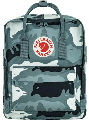 Fjällräven Rucksack Freizeitrucksack Kånken Graphics 16L Nimbus Blue - Hidden Animals blaugrau