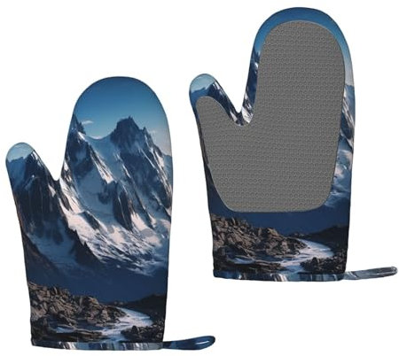Lot de 2 gants de cuisine en silicone résistants à la chaleur jusqu'à 500 °C, gants de cuisine antidérapants pour la cuisine, la pâtisserie, les essentiels de cuisine