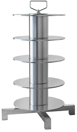 Dispenser per bobine di filo rotante a 360° – 3 porta bobina per un facile srotolamento del cavo – ideale per applicazioni elettriche e al dettaglio
