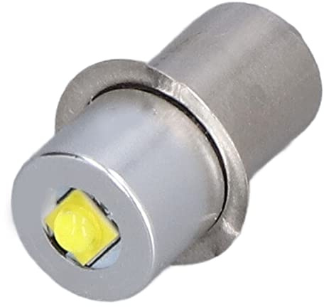 HUSHUI LED-Lampe, Hohe Helligkeit, Weißes Licht, 4,5 V, 3 W, Lange Lebensdauer, Taschenlampen-Ersatzlampe mit Aluminiumlegierung, für LED-Upgrade-Zubehör
