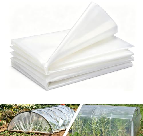 3 x 6 m de polietileno transparente para invernadero, resistente al desgarro