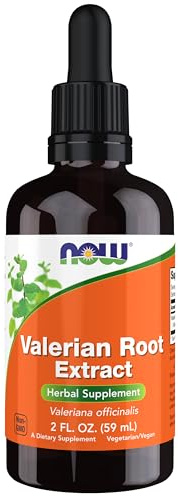 NOW Foods Supplements, Valerian Root Extract Liquid (Valeriana officinalis), Herbal Supplement, 2-Ounce