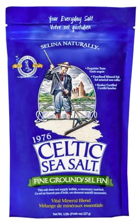 Celtic Sea Salt, Fine Ground, 8 Ounce
