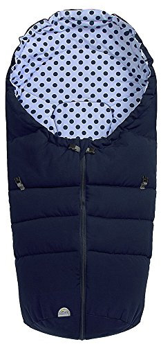 Odenwälder Fußsäckchen Dots 11484-2/0290 marine Koll. 16/17