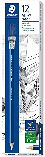 STAEDTLER Radierstift mit Besen, 12 Stück