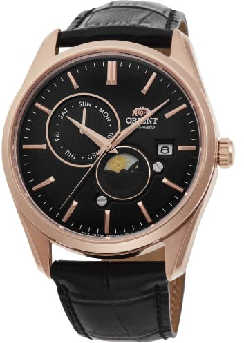 Orient Herren-Armbanduhr mit japanischem Automatik/Handaufzug, Saphirglas, Modell: RA-AK03