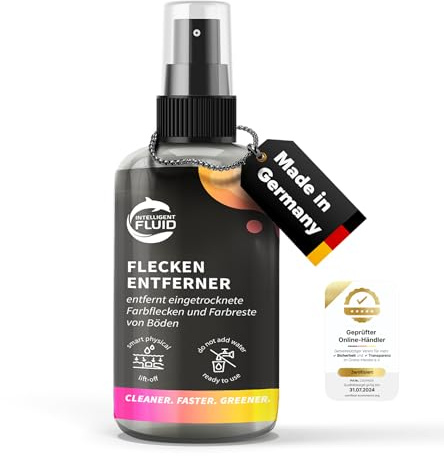 Intelligent Fluids Spray détachant de qualité supérieure – Détachant efficace tout usage pour surfaces lisses – Détachant d'huile – Détachant de rouille de pierre (100 ml)