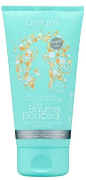 OMUM - Mon Baume Douceur - Après-shampoing biologique renfort & hydratation - Fortifie, nourrit et démêle - Aloe vera, beurre de karité et algues rouges - 150 ml