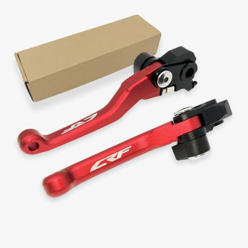 Leve Freno Frizione Pivot CNC per Honda CRF 450 R CRF 450 RX 2021 2022 2023 2024 (ROSSO)