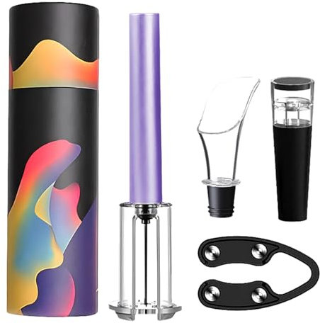 Gkumgwo Set apribottiglie per Vino, Kit cavatappi per Vino | Set apribottiglie per Vino,Facile Accessorio da Bar per cavatappi, apribottiglie per Vino, per baristi, camerieri