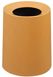 mjyyyds188 Poubelle Poubelle de grande capacité 10L/12L, poubelle domestique, toilettes, panier à papier à Double seau Corbeille papiers(Orange,10l)