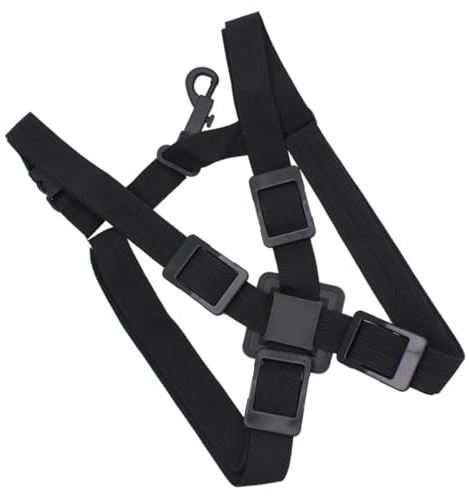 OFFSCH Saxophon Tragegurt Saxophon Gurt Kinder Verstellbar und Bequem Oxford Gewebe Schwarz für Sopransaxophon und Alt