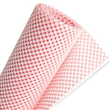 G4GADGET Antirutschmatte Rosa 150 cm x 30 cm – Mehrzweck-Antirutschmatte für Zuhause, Büro, Küche, Auto, Wohnwagen & Möbelschutz – langlebig, waschbar, wasserabweisend & individuell zuschneidbar