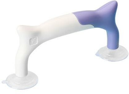 divuukyi Saugnapf-Lineal, Griff mit Saugnapf, Lineal, Griff mit ergonomischem Griff zum Quilten und Basteln