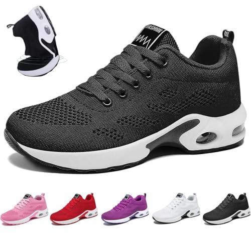 Donubiiu Ergonomische Schmerzlinderungs-Schuhe,Ergonomischer Schuh zur Schmerzlinderung,Lightweight Non-Slip Trainers,Comfortable Leather Trainers for Outdoor Fitness and Everyday Use