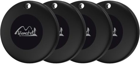 LifeTag Bluetooth Tracker for Android, Google Certified Item Finder, Smart Tracking Tag for Google Find Hub, Finder for Keys, Luggage, Suitcase, Backpack, Purse, 4 Pack