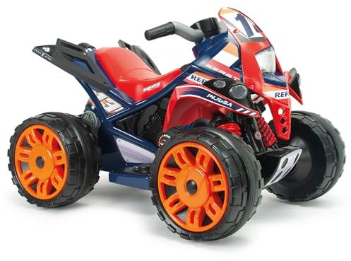Quad Eléctrico Infantil The Beast Repsol Competición 12V - Quad para Niños 2 Años 3 Años 4 Años + Pedal Acelerador + Marcha Atrás + 6 km/h - INJUSA