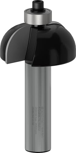 Bosch 1x PRO Hohlkehlfräser, R 12, S 12 | für Weichholz, Hartholz, Ø 36,7 mm, Professional Zubehör Oberfräsen, Kantenfräse